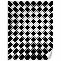 Square Diagonal Pattern Seamless Canvas 12  X 16  by Sapixe