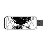 Moon and the stars pattern Portable USB Flash (Two Sides) Front