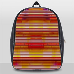 Abstract Stripes Color Game School Bag (xl) by Sapixe