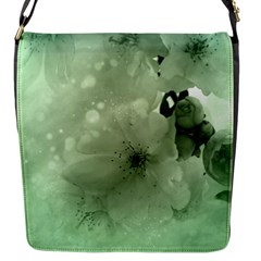 Wonderful Flowers In Soft Colors Flap Closure Messenger Bag (s) by FantasyWorld7