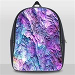 Background Peel Art Abstract School Bag (XL) Front