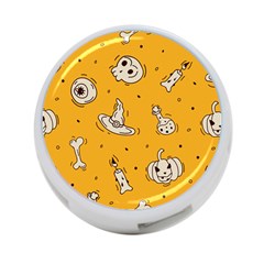 Funny Halloween Party Pattern 4-port Usb Hub (one Side) by HalloweenParty