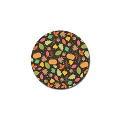 Thanksgiving Pattern Golf Ball Marker (10 Pack) by Valentinaart