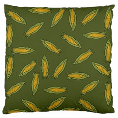 Corn Pattern Standard Flano Cushion Case (two Sides) by Valentinaart