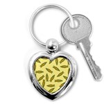 Corn pattern Key Chains (Heart)  Front