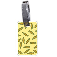 Corn Pattern Luggage Tags (one Side)  by Valentinaart