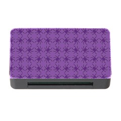 Pattern Spiders Purple And Black Halloween Gothic Modern Memory Card Reader With Cf by genx