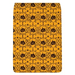 Pattern Pumpkin Spider Vintage Halloween Gothic Orange And Black Removable Flap Cover (l) by genx