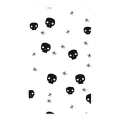 Pattern Skull Stars Handrawn Naive Halloween Gothic Black And White Memory Card Reader (rectangular) by genx