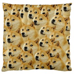 Doge Meme Doggo Kekistan Funny Pattern Large Flano Cushion Case (two Sides) by snek