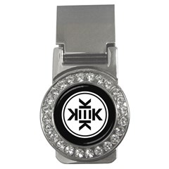 Official Logo Kekistan Circle Black And White Money Clips (cz)  by snek