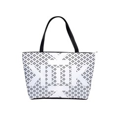 Logo Kek Pattern Black And White Kekistan Classic Shoulder Handbag by snek