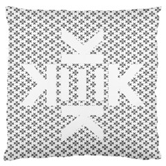 Logo Kek Pattern Black And White Kekistan Standard Flano Cushion Case (one Side) by snek