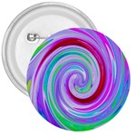 Groovy Abstract Red Swirl On Purple And Pink 3  Buttons Front