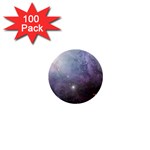 Orion Nebula pastel violet purple turquoise blue star formation  1  Mini Buttons (100 pack)  Front