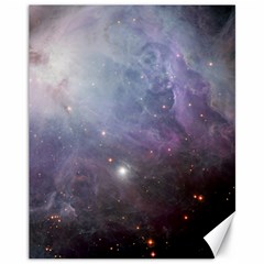 Orion Nebula Pastel Violet Purple Turquoise Blue Star Formation  Canvas 11  X 14  by genx