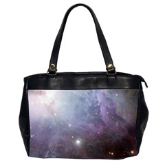 Orion Nebula Pastel Violet Purple Turquoise Blue Star Formation  Oversize Office Handbag (2 Sides) by genx