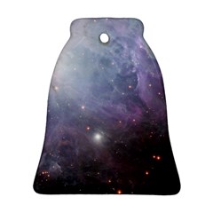 Orion Nebula Pastel Violet Purple Turquoise Blue Star Formation  Ornament (bell) by genx