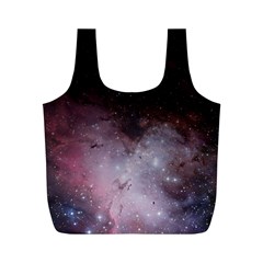 Eagle Nebula Wine Pink And Purple Pastel Stars Astronomy Full Print Recycle Bag (m) by genx