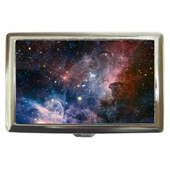 Carina Nebula Ngc 3372 The Grand Nebula Pink Purple And Blue With Shiny Stars Astronomy Cigarette Money Case by genx