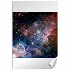 Carina Nebula Ngc 3372 The Grand Nebula Pink Purple And Blue With Shiny Stars Astronomy Canvas 24  X 36  by genx