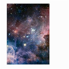 Carina Nebula Ngc 3372 The Grand Nebula Pink Purple And Blue With Shiny Stars Astronomy Large Garden Flag (two Sides) by genx