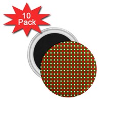 Lumberjack Plaid Buffalo Plaid 1 75  Magnets (10 Pack)  by Wegoenart