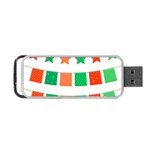 Christmas Bunting Banners Tassel Portable USB Flash (Two Sides) Front