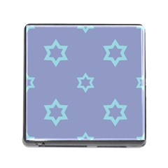 Star Christmas Night Seamlessly Memory Card Reader (square 5 Slot) by Wegoenart