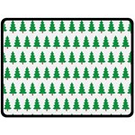 Christmas Background Christmas Tree Double Sided Fleece Blanket (Large)  80 x60  Blanket Front