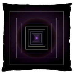 Fractal Square Modern Purple Standard Flano Cushion Case (one Side) by Wegoenart