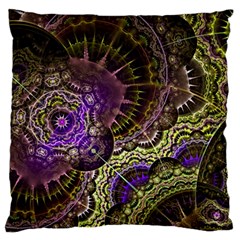 Abstract Fractal Art Design Standard Flano Cushion Case (one Side) by Wegoenart