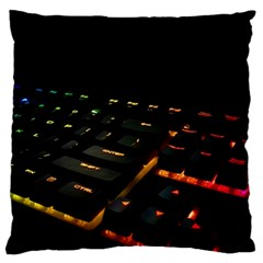 Keyboard Led Technology Standard Flano Cushion Case (one Side) by Wegoenart