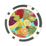 Fruit Picture Drawing Illustration Poker Chip Card Guard Front