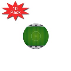 Background Sports Soccer Football 1  Mini Buttons (10 Pack)  by Wegoenart