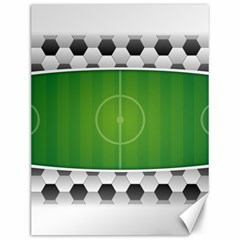 Background Sports Soccer Football Canvas 12  X 16  by Wegoenart