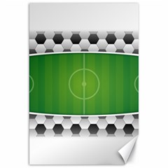 Background Sports Soccer Football Canvas 20  X 30  by Wegoenart