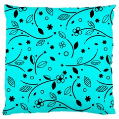 Pattern Flowers Flower Texture Standard Flano Cushion Case (one Side) by Wegoenart