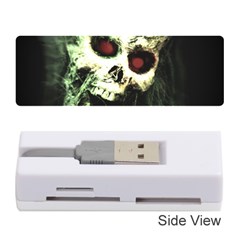 Screaming Skull Human Halloween Memory Card Reader (stick) by Wegoenart