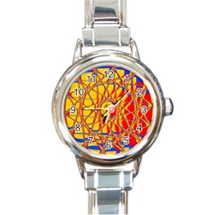 Graphic Design Graphic Design Round Italian Charm Watch by Wegoenart