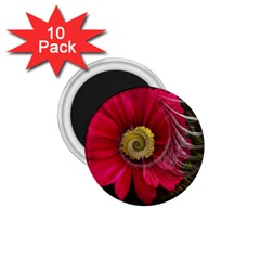 Fantasy Flower Fractal Blossom 1 75  Magnets (10 Pack)  by Wegoenart