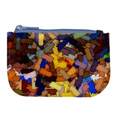 Texture Painting Plot Graffiti Large Coin Purse by Pakrebo