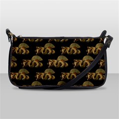 Dragon Motif Print Pattern Shoulder Clutch Bag by dflcprintsclothing