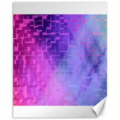 Texture Cell Cubes Blast Color Canvas 11  X 14  by Pakrebo