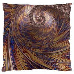 Swirl Fractal Fantasy Whirl Standard Flano Cushion Case (two Sides) by Pakrebo