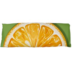 Pop Art Orange  Body Pillow Case (dakimakura) by Valentinaart