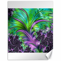 Fractal Art Artwork Feather Swirl Canvas 18  X 24  by Pakrebo