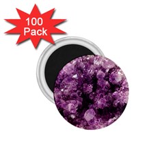 Amethyst Purple Violet Geode Slice 1 75  Magnets (100 Pack)  by genx