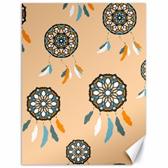 Dreamcatcher Pattern Pen Background Canvas 18  X 24  by Pakrebo