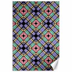 Pattern Wallpaper Background Canvas 24  X 36  by Pakrebo